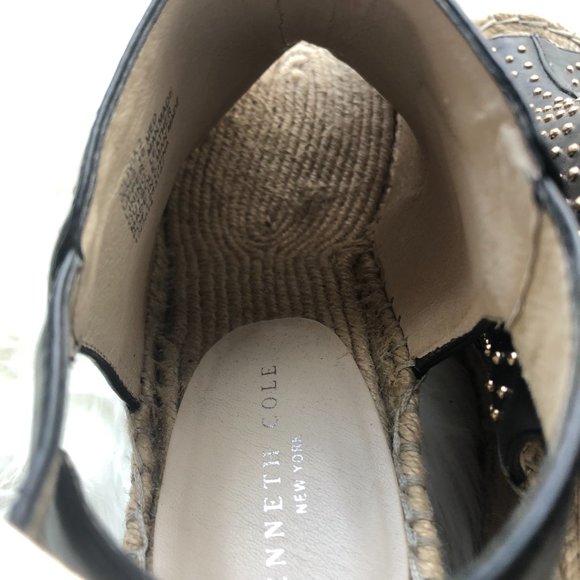 Kenneth Cole New York "Olivia 3" Studded Wedges - Picture 7 of 12